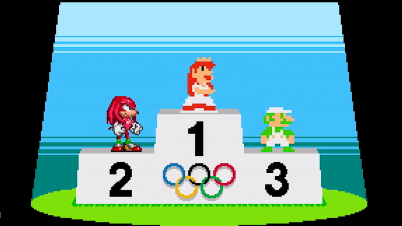 Illustration for article titled The New Mario & Sonic Olympics Game Lets You Play As 2D Characters